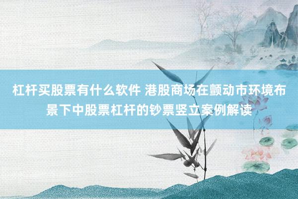 杠杆买股票有什么软件 港股商场在颤动市环境布景下中股票杠杆的钞票竖立案例解读